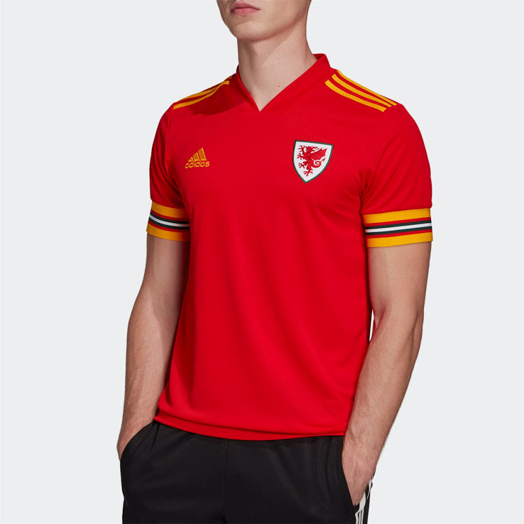 bestsoccerstore | 2020 Wales Home Red Soccer Jerseys Shirt(Player Version) | Wales